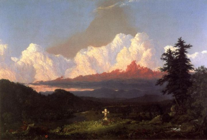 0 Frederic Edwin Church, To the Memory of Cole, 1848, private collex