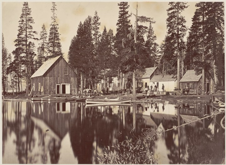 1 CEW, Independence Lake House, Foot of the Trail to Mt. Lola, 1879, BANC