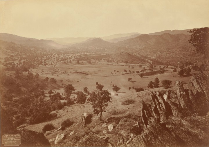 1 CEW, The [Tehachapi] Loop, SPRR, Kern County, Calif., 1877, JPGM 1500