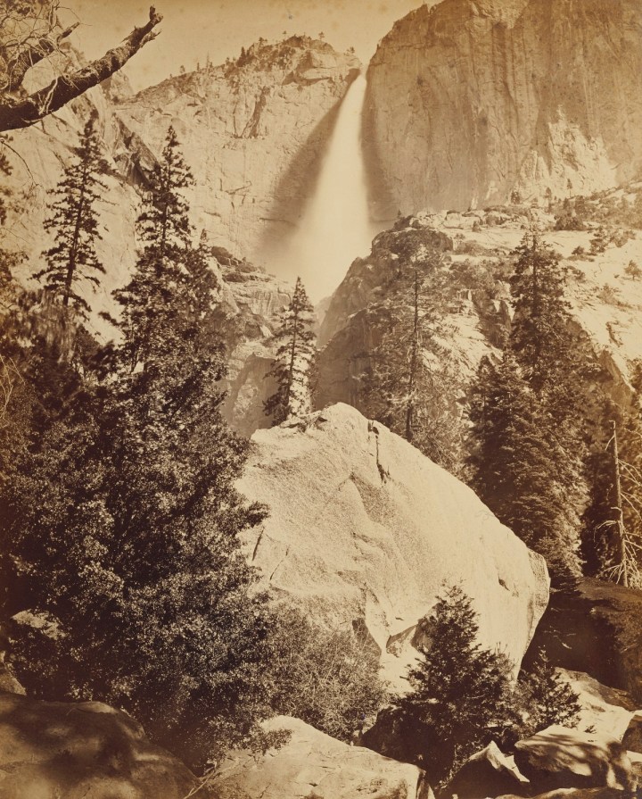 10 CEW, Upper Yosemite Fall, 1865-66, JPGM 1200