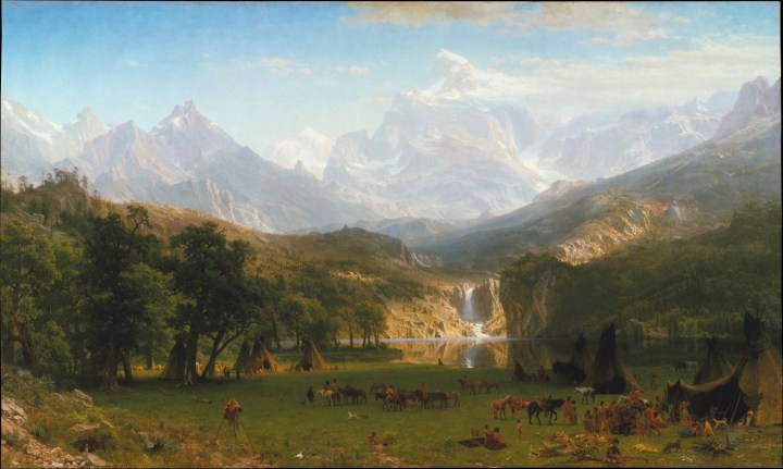 12 Albert Bierstadt, The Rocky Mountains, Lander's Peak, 1863, Met 1500
