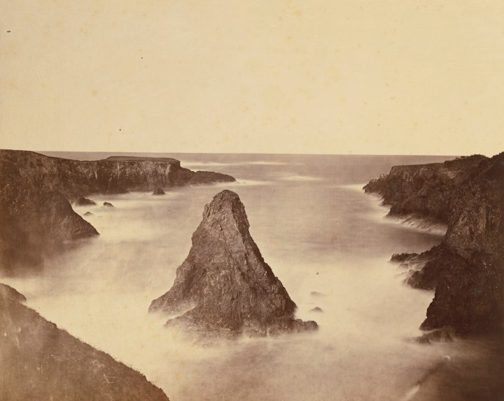 12 CEW, A Coast View, Rocks (No. 1), 1863, JPGM 1500