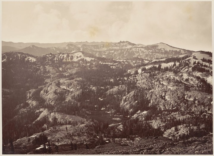 12 CEW, View from Mt. Lola Looking Toward Round Top (2), 1879, BANC