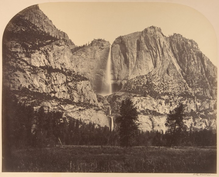 12 CEW, Yosemite Falls, Front View, 1861, Met