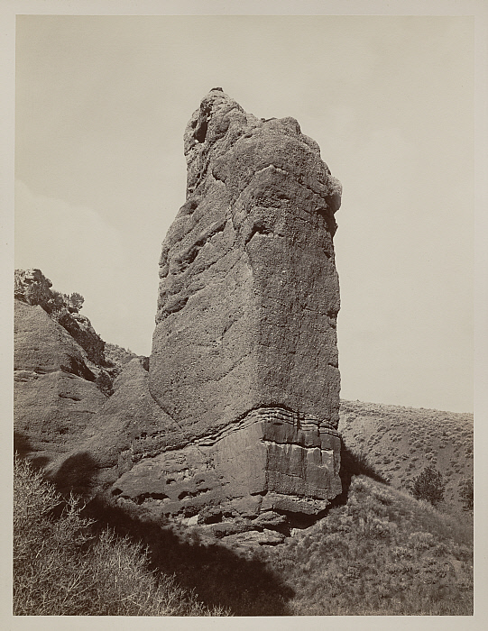 13 CEW, Sentinel Rock, Echo Canyon, Utah Territory, 1873-74, Clark Art Institute, Williamstown, MA