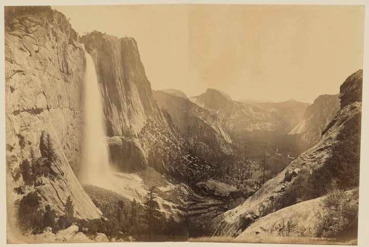 13 CEW Upper Yosemite Valley, View from the Eagle Point Trail, ca 1878-81, JPGM 1500