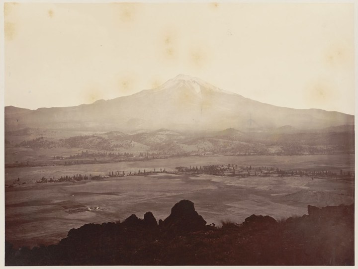 14 CEW, Mount Shasta [from a distance of 18 miles], ca 1867, BANC