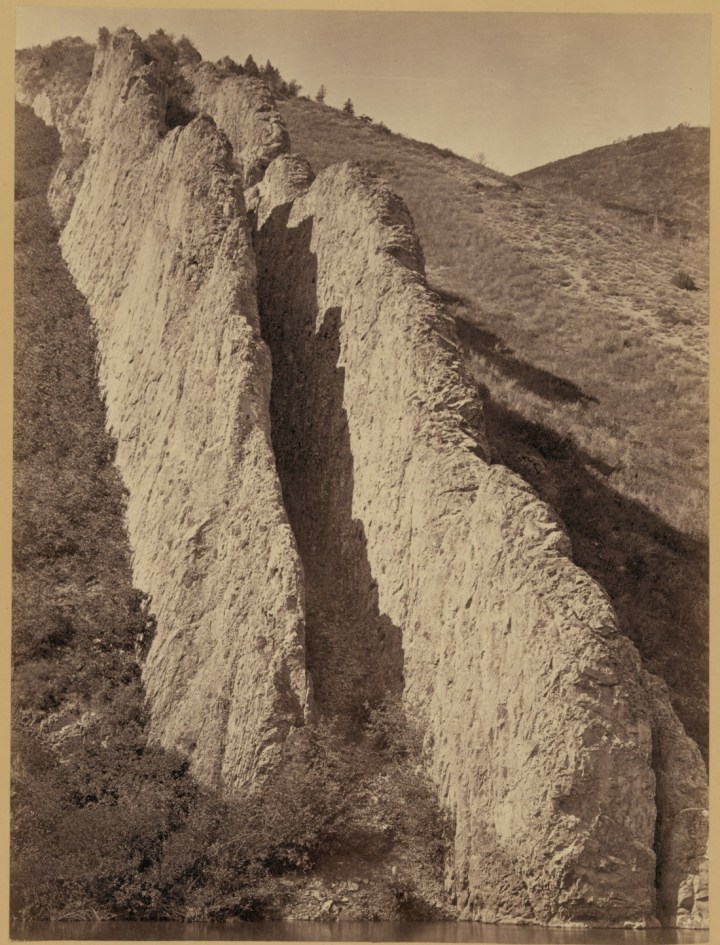 15 Timothy O'Sullivan, Devil's Slide, Utah Territory, 1869, LOC 1100