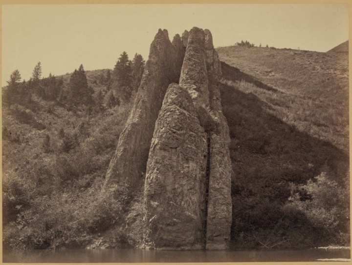 16 Timothy O'Sullivan, Devil's Slide, Utah, 1869, LOC 1500