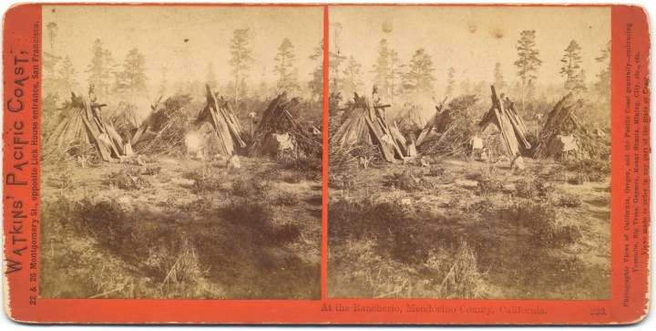 19 CEW At the Rancherio, Mendocino County, 1863, CSL 1500