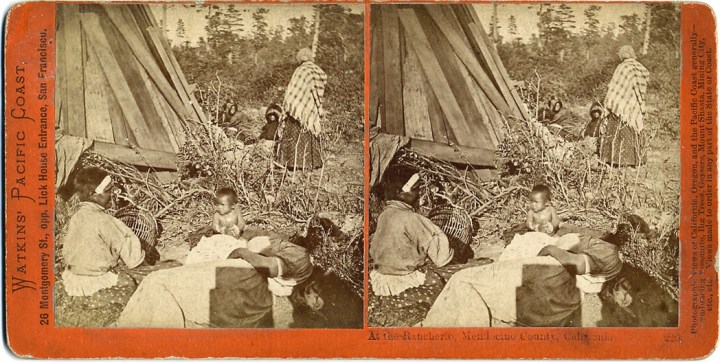 20 CEW, At the Rancherio, Mendocino County, 1863, private collex