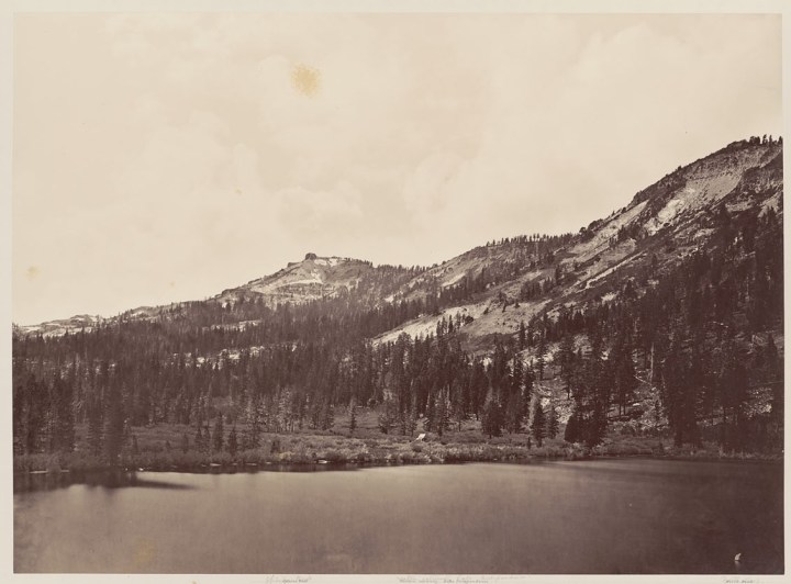 3 CEW, Mt Lola from Independence Lake, 1879, BANC