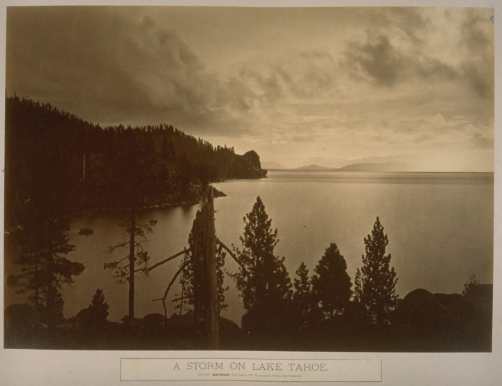 3a CEW, A Storm on Lake Tahoe, 1876, Hearst at Cal 1500