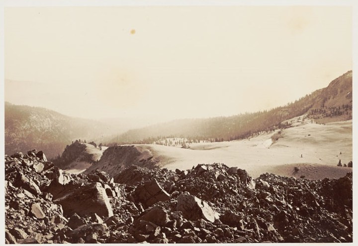 4 CEW, Ash Slopes on Lassen's Butte, 1870, BANC