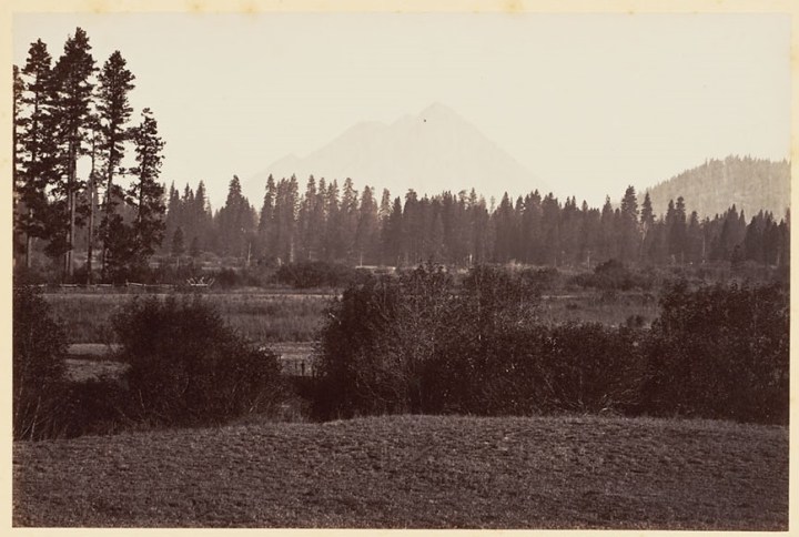 8 CEW Black Butte from Sissons, 1870, BANC