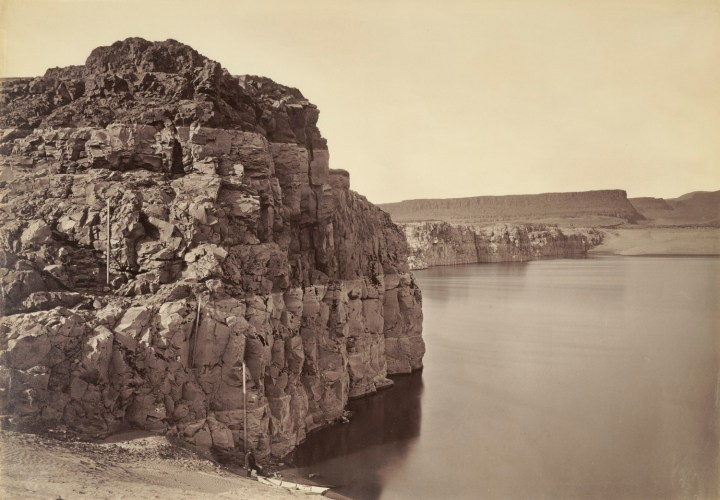8 CEW, The Dalles, Extremes of High and Low Water, Columbia River, ca. 1882-83, JPGM 1500.jpg