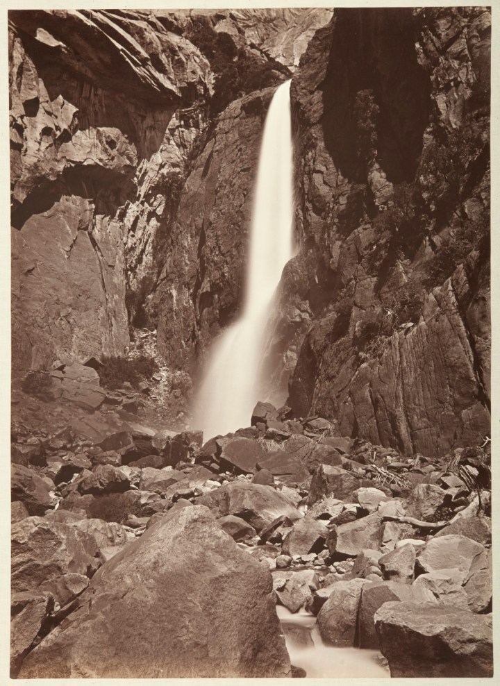 9 CEW, Lower Yosemite Fall, ca 1878-81, CSL 1100