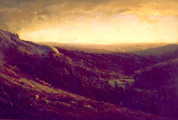 9 William Keith, Mount Hood from Sandy River, ca. 1870-80, Marsh-Billings-Rockefeller National Historic Park, Woodstock, VT